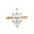 Marquise Engagement Ring for Women Gold Filled Sterling Silver Zirconia Simulated Diamond Wedding Jewelry