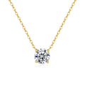 The Solitaire Necklace 一 Moissanite, Waterproof