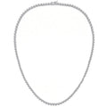 Elegance Tennis Necklace for Women and Men Cubic Zirconia Chain 4mm Round Cut